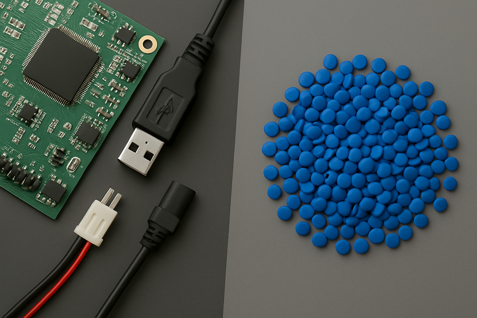 Read more about the article Elektronik Sektöründe Plastik Granül Kullanımı