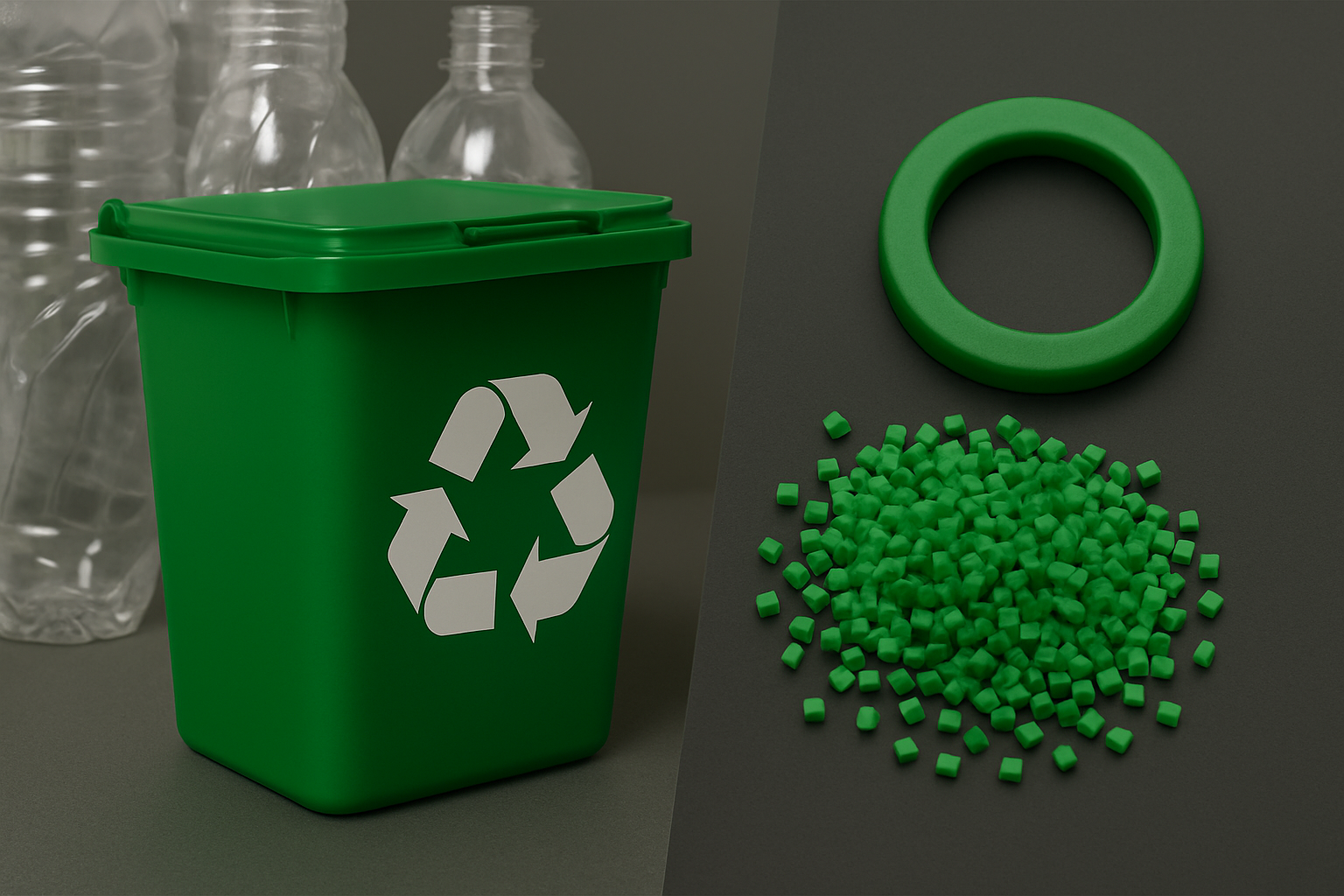 Read more about the article Geri Dönüşüm ve Sürdürülebilirlikte Plastik Granüllerin Katkısı